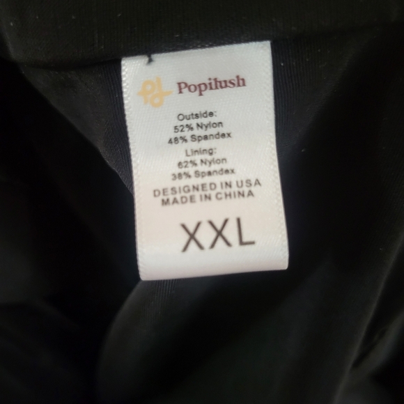 Popilush Women's Deep V Criss Cross Tummy Control Shapewear Bodysuit Size XXL - Picture 10 of 10